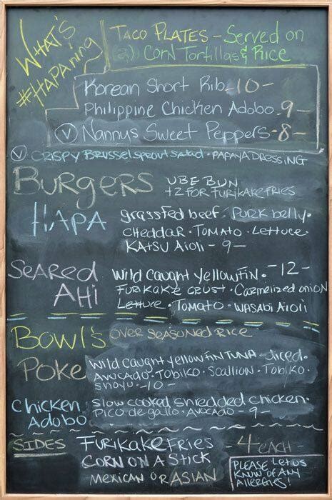 Hapa Food Truck Menu, Menu for Hapa Food Truck, Stamford, Fairfield County - Urbanspoon/Zomato