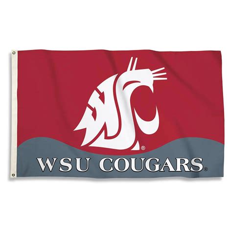 Washington State Cougars NCAA Team Logo Flag - Dragon Sports