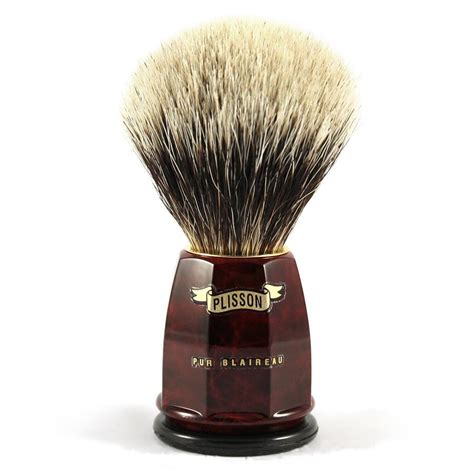 Plisson European White Badger Shaving Brush, Size 12 — Fendrihan