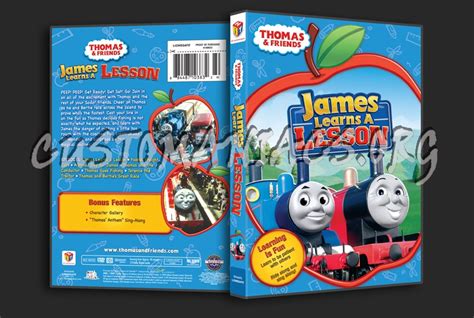 Thomas & Friends: James Learns A Lesson dvd cover - DVD Covers & Labels by Customaniacs, id ...