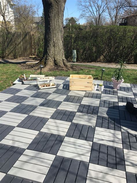 Ikea deck tiles - utserre