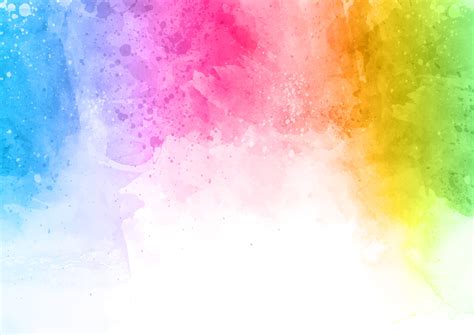 Rainbow coloured watercolour texture background 10507086 Vector Art at Vecteezy