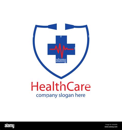 Healthcare logo or icon. Hospital logo - Vector Stock Vector Image & Art - Alamy