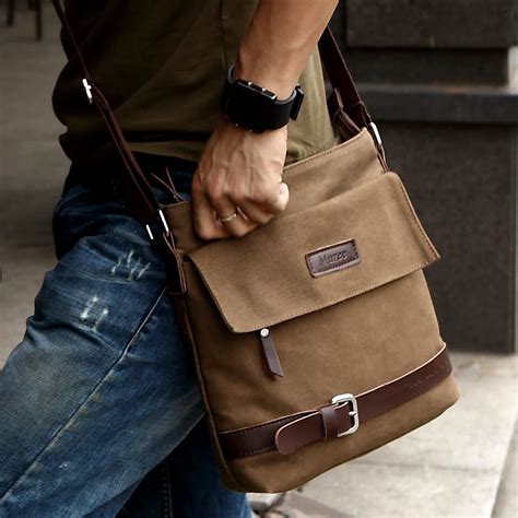 Free shipping Brief man bag casual bag shoulder bag canvas bag male ...