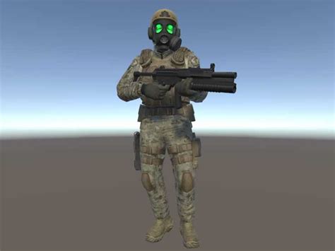 Black Mesa HECU Desert Camo Avatar Pack - Free VRChat Avatars - VRCMods