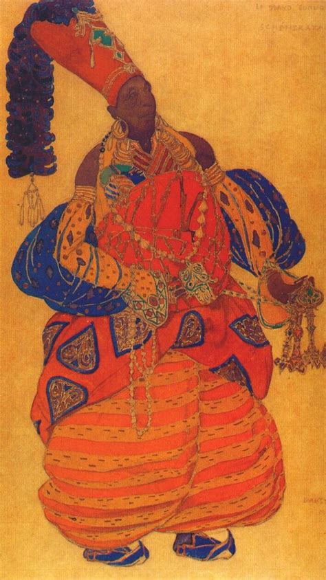 Scheherazade the chief eunuch - Leon Bakst - WikiArt.org - encyclopedia of visual arts