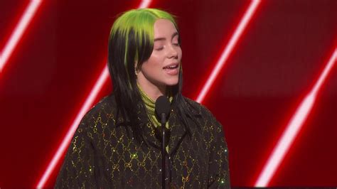 Billie Eilish Wins Best New Artist | 2020 GRAMMYs Acceptance Speech ...