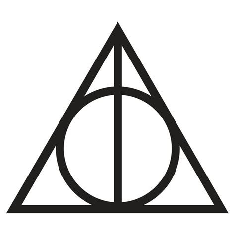 The Deathly Hallows Symbol | Free Harry Potter Pumpkin Carving Stencils ...