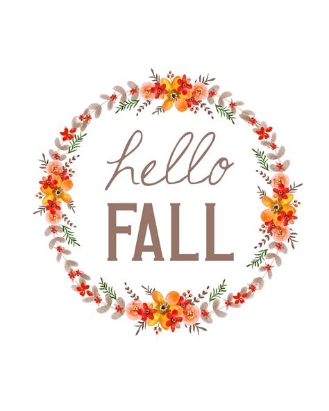 Free Fall Printables | andrea lebeau