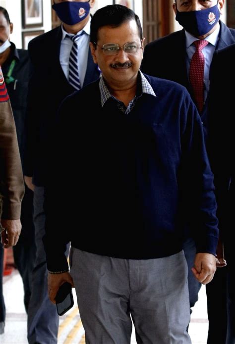 : New Delhi :Delhi CM Arvind Kejriwal arrive at the first day of Assembly Session.