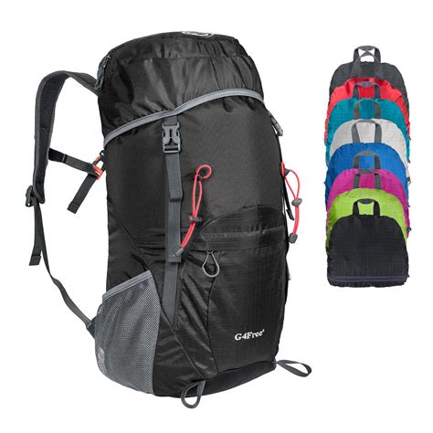 G4Free Lightweight Packable Hiking Backpack 40L Travel Camping Daypack ...