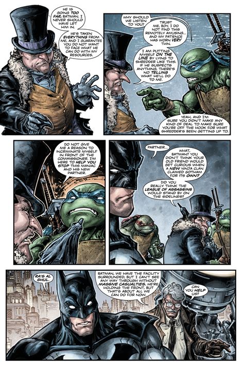 Preview: BATMAN / TEENAGE MUTANT NINJA TURTLES #5 - Comic Vine