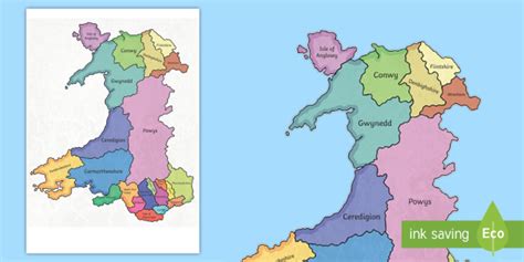 Map Of Wales