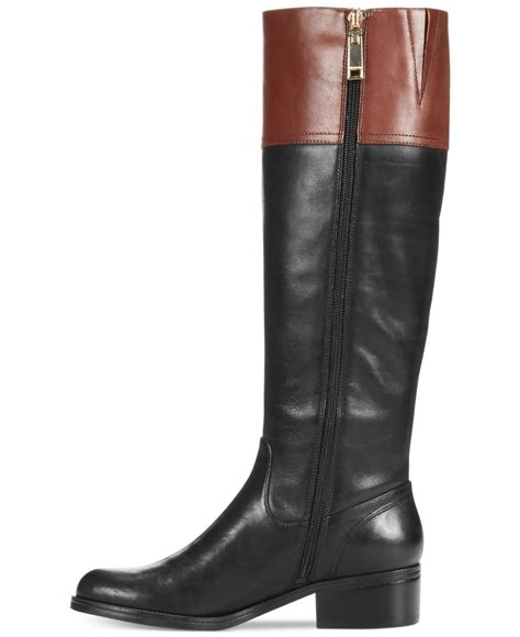 Tommy hilfiger Women'S Gibsy Wide Calf Riding Boots in Black | Lyst