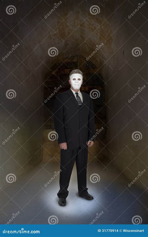 Abstract Concept Businessman with No Face, Mask, Stock Photo - Image of ...