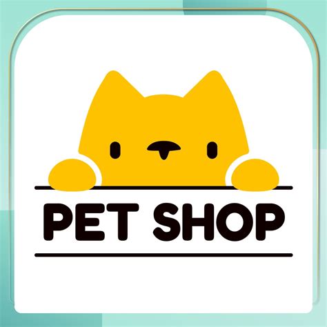 Mẫu thiết kế logo giá rẻ hình mèo vàng cho pet shop, cửa hàng thú cưng - Dụng cụ ăn uống ...