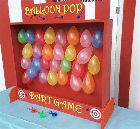 Balloon Dart Game Target Gallery dart balloon carnival game | Etsy