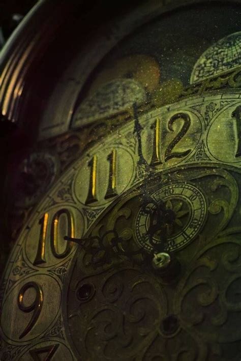 Almost midnight. | Clock, Old clocks, Green aesthetic