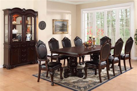 Formal Dining Room Table Seating 8 Chairs | Affordable Home Furniture