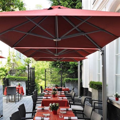 Square Commercial Umbrellas | P6 Series | Shelter | Outdoor - Living ...