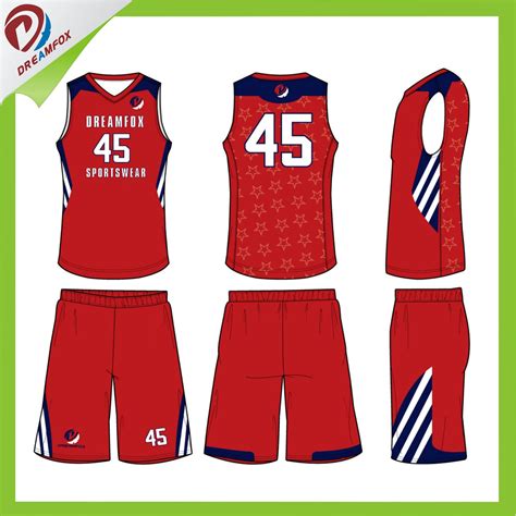 100% Polyester Quality Custom Best Basketball Jersey Design with Full ...