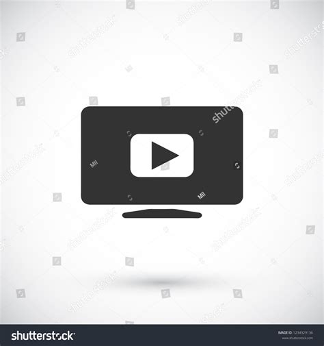 Video Play Button Icon Stock Vector (Royalty Free) 1234329136 ...