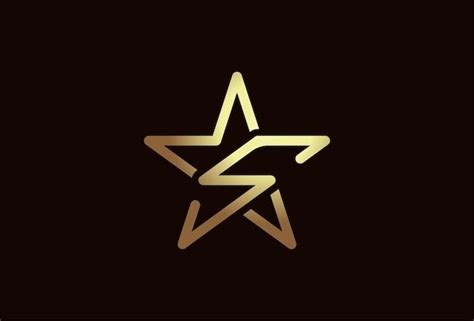 S or 5 star logo design usable for brand... | Premium Vector #Freepik #vector #background Logo ...