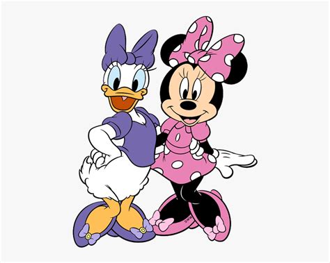 Cartoon Minnie Mouse And Daisy, HD Png Download , Transparent Png Image ...