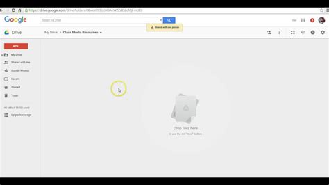 How to create shared Google Drive folders - YouTube