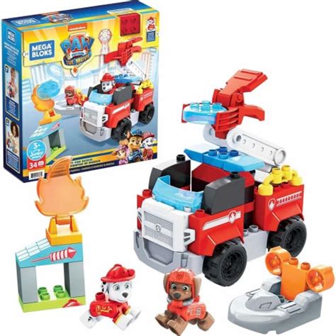 Mega Bloks® PAW Patrol™ Marshall's City Fire Rescue Building Set, 34 pc ...