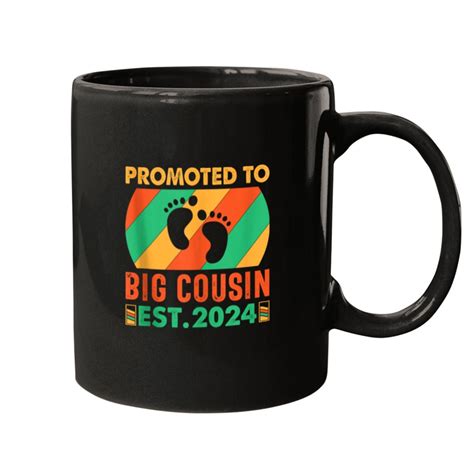 Funny Promoted To Great Cousin Est 2024 Big Cousin 2024 Mugs sold by Linneabanas497728 | SKU ...