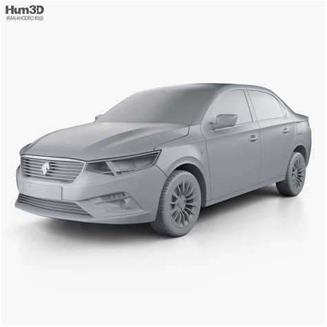 Iran Khodro K132 2024 3D model - Download Sedan on 3DModels.org