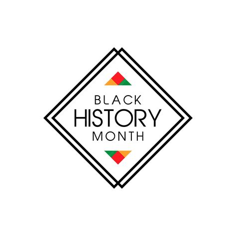 Premium Vector | Black history month logo