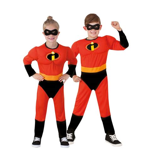 Incredibles 2 Costume Child Padded Jumpsuit Mask Incredible Licensed ...