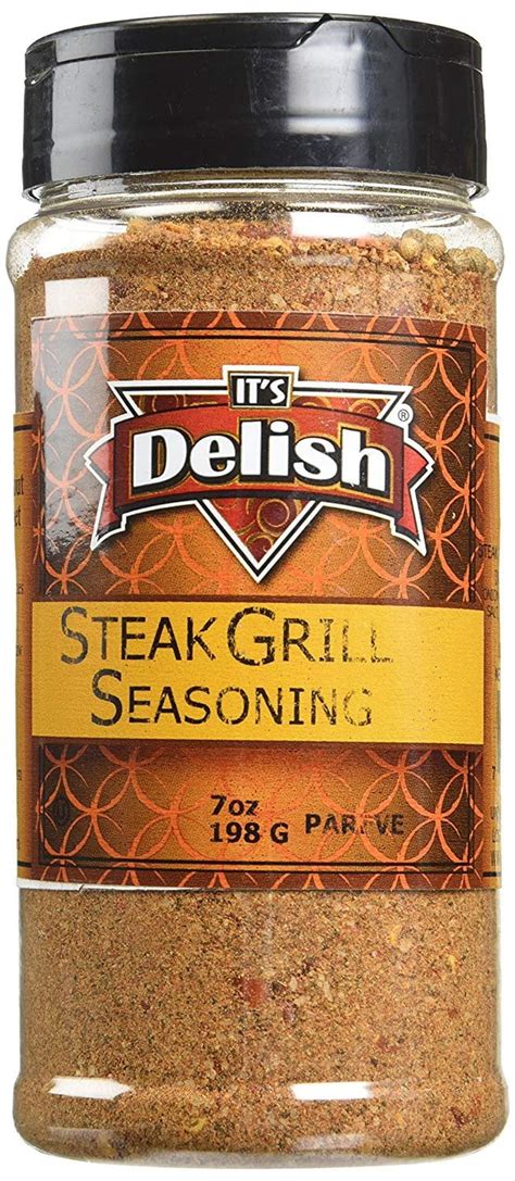 Steak Grill Seasoning by Its Delish, 7 Oz. Medium Jar - Walmart.com