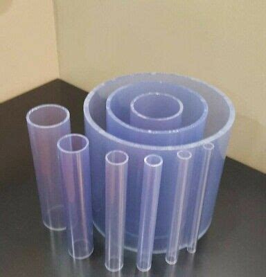 4" Inch Diameter Clear PVC Plastic Pipe Schedule 40 | eBay