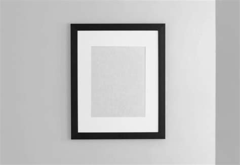 Black Picture Frame with Passepartout Mockup Generator - Mockup World