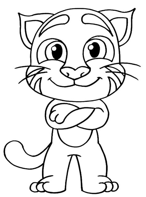 Talking Tom And Friends Coloring Pages