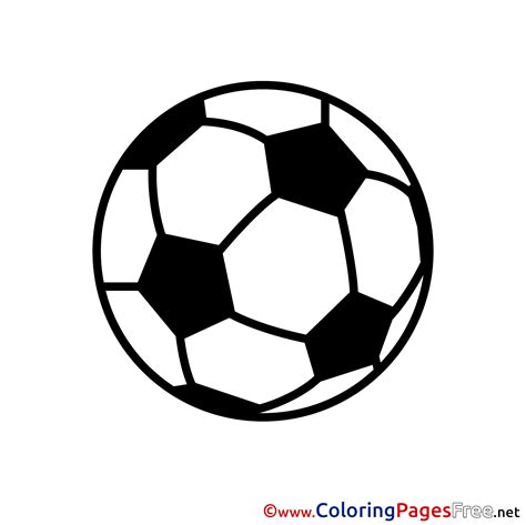 Easy Coloring Pages Soccer Ball Clip Art Library | The Best Porn Website