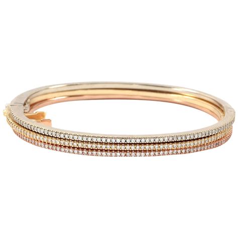 Gold Bangles with Diamonds For Sale at 1stDibs | gold bangles with diamonds