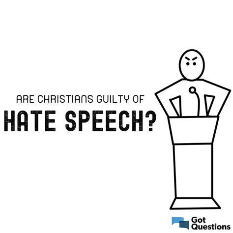 Are Christians guilty of hate speech? | GotQuestions.org