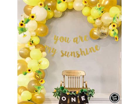 Sunflower Baby Shower Decorations for Girl or Boy Sunflower - Etsy