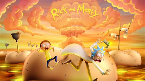 1920x1080 Resolution Morty Smith Rick Sanchez 4K Art 1080P Laptop Full HD Wallpaper - Wallpapers Den