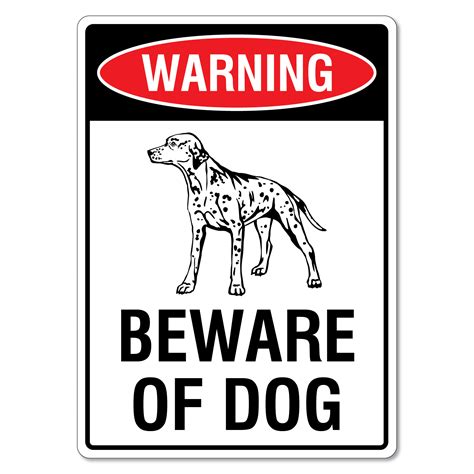 Beware Of Dog Printable Sign