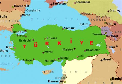 Brief geography of Turkey