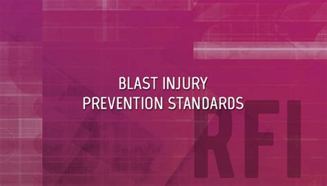 Improving DoD Blast Injury Prevention Standards