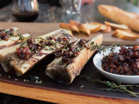 Bone Marrow with Bacon Marmalade and Sourdough Toast Recipe | Guy Fieri | Food Network