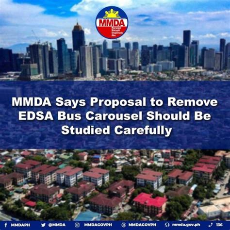 MMDA Chief Opposed To Controversial Proposal For EDSA Bus Carousel ...