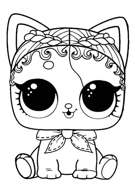 Purrfect Spike LOL Surprise Pets coloring page - Download, Print or ...