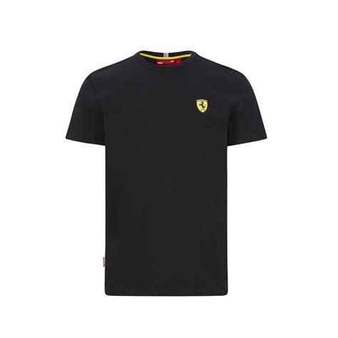 Scuderia Ferrari - Scuderia Ferrari F1 Men's Small Shield T-Shirt Black ...